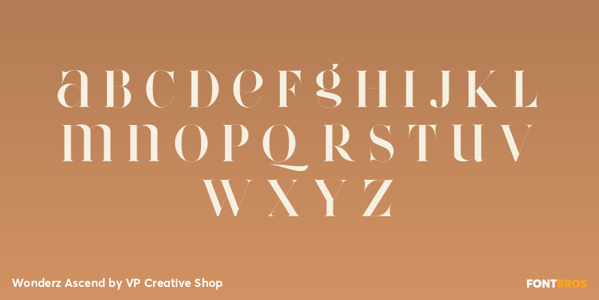 Wonderz Ascend Font Poster #2
