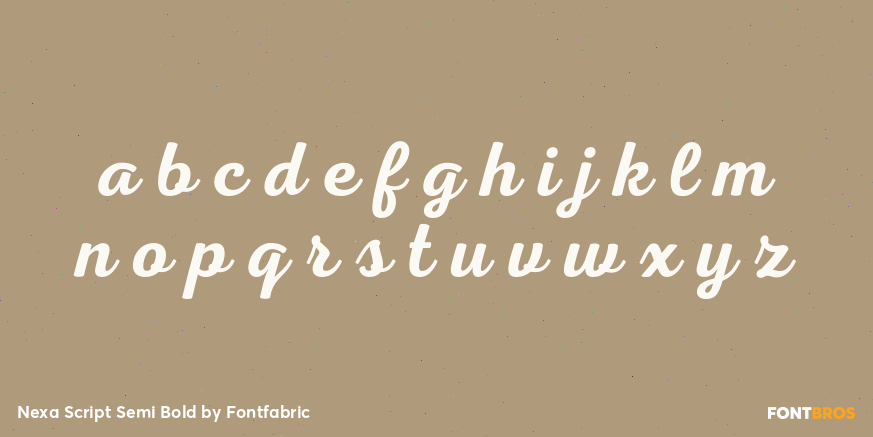 Nexa Script Semi Bold Font Poster #3