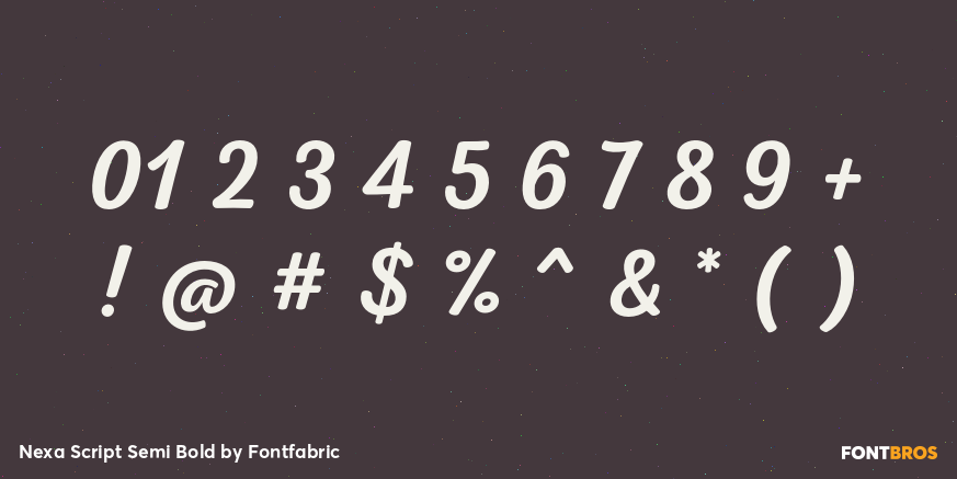 Nexa Script Semi Bold Font Poster #4