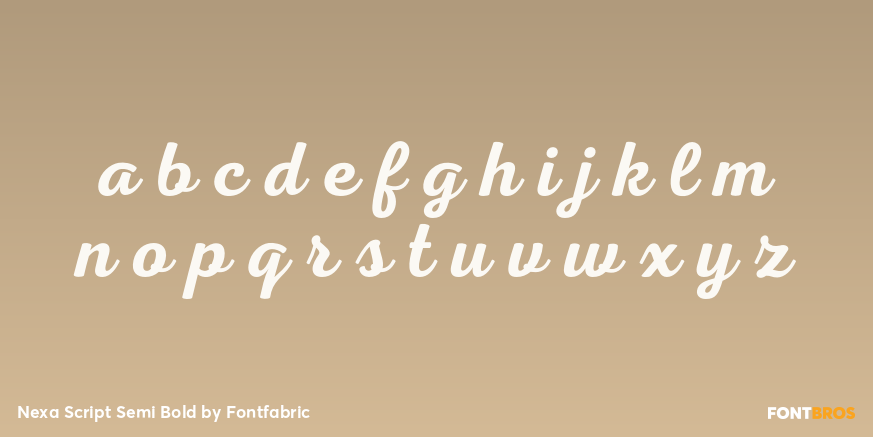 Nexa Script Semi Bold Font Poster #1