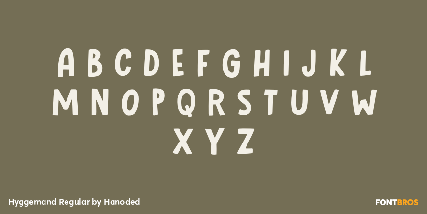 Hyggemand Regular Font Poster #2