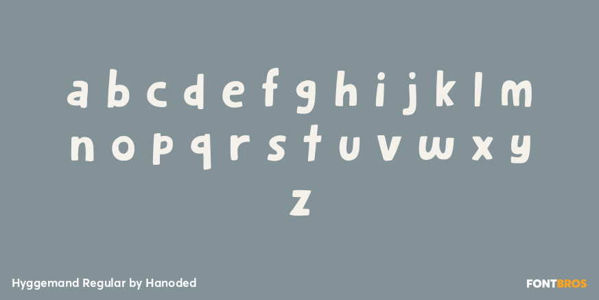 Hyggemand Regular Font Poster #3
