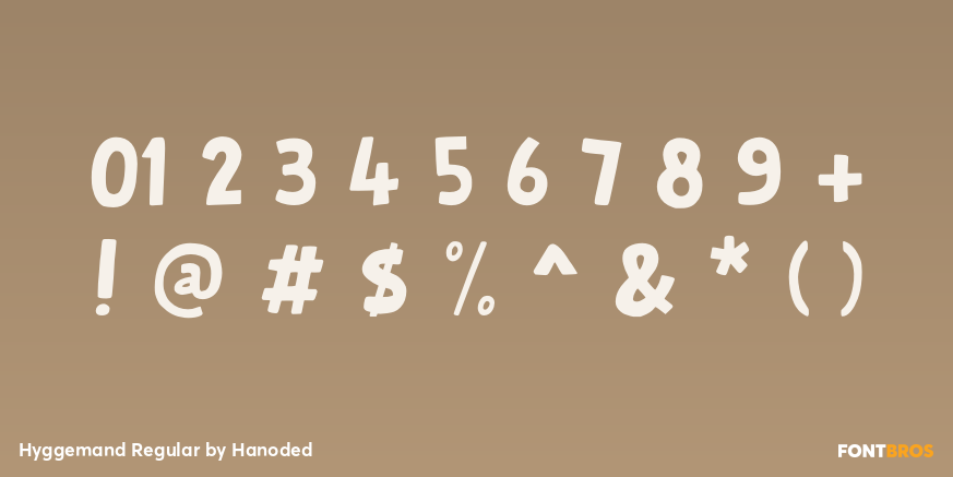 Hyggemand Regular Font Poster #4