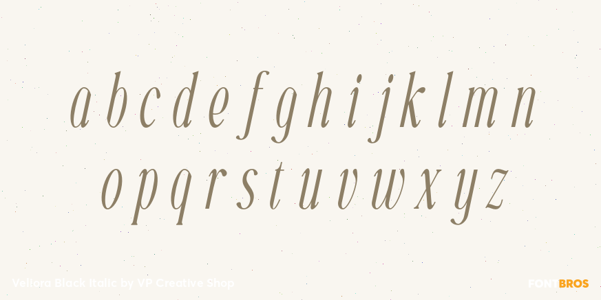 Veliora Black Italic Font Poster #3