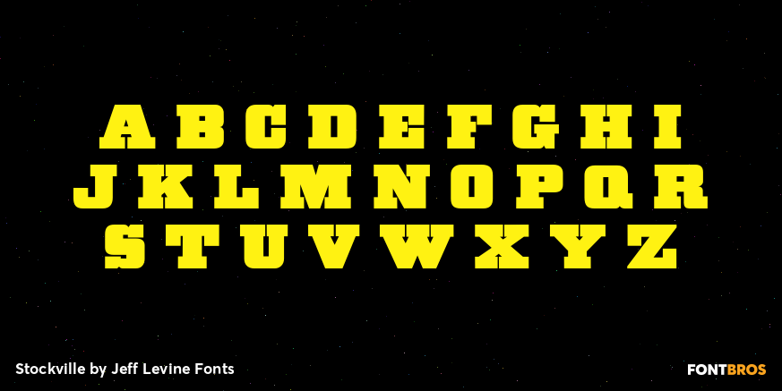 Stockville Font Poster #3