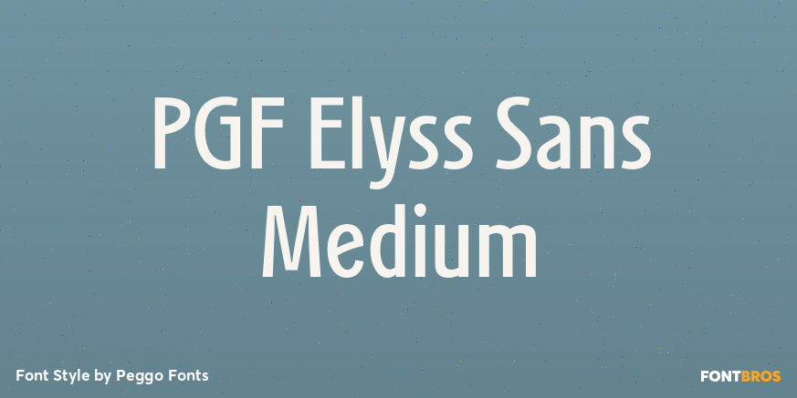 PGF Elyss Sans Medium Poster