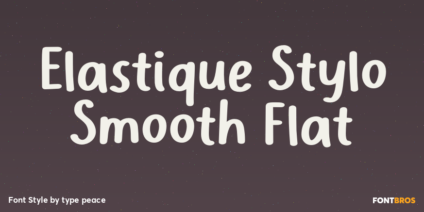 Elastique Stylo Smooth Flat Poster