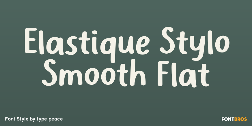 Elastique Stylo Smooth Flat Poster