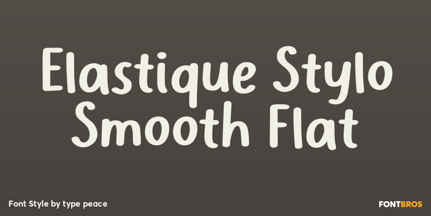 Elastique Stylo Smooth Flat Poster