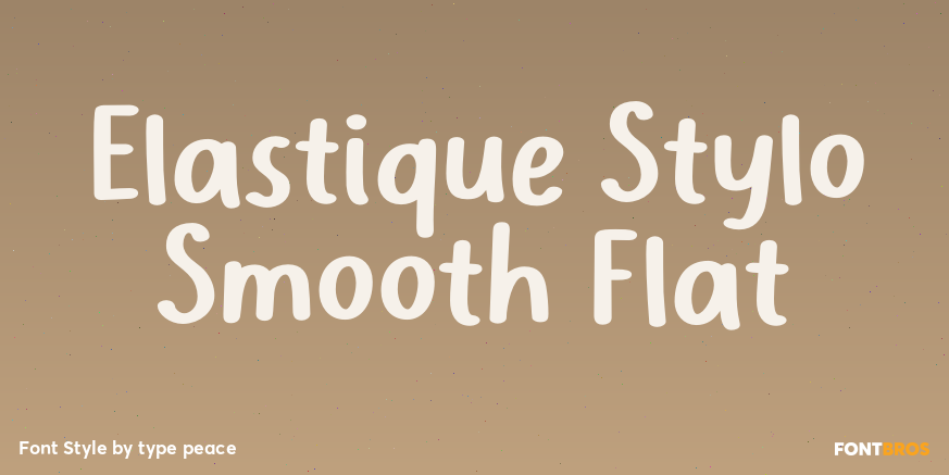 Elastique Stylo Smooth Flat Poster