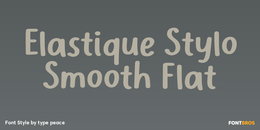 Elastique Stylo Smooth Flat Poster