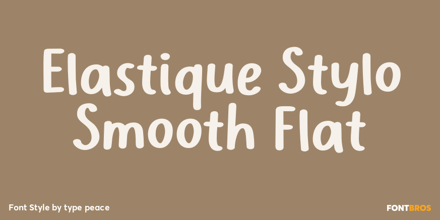 Elastique Stylo Smooth Flat Poster