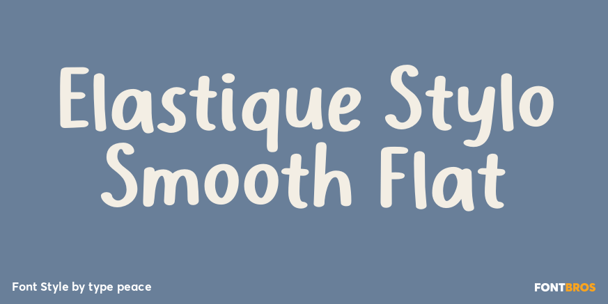 Elastique Stylo Smooth Flat Poster