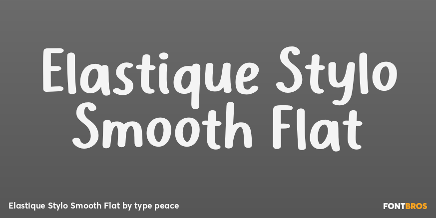Elastique Stylo Smooth Flat Poster