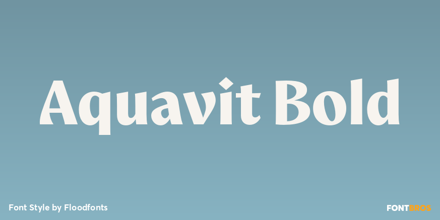 Aquavit Bold Poster