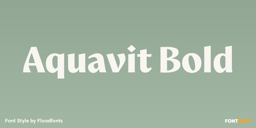 Aquavit Bold Poster