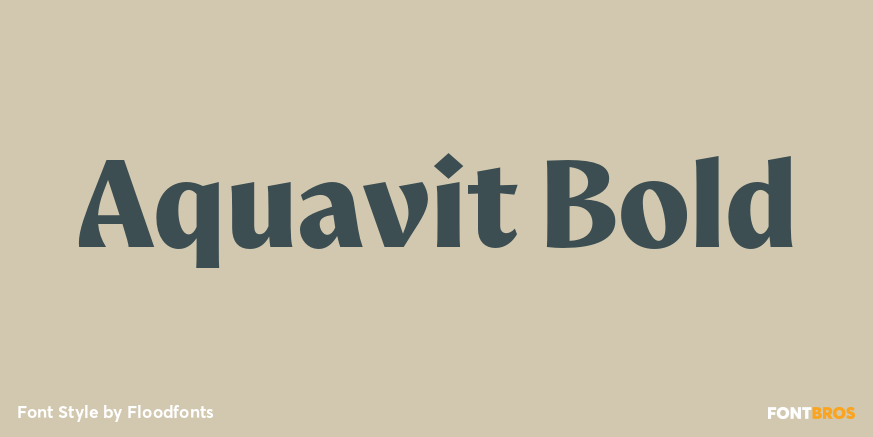 Aquavit Bold Poster