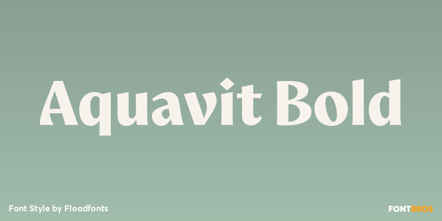 Aquavit Bold Poster
