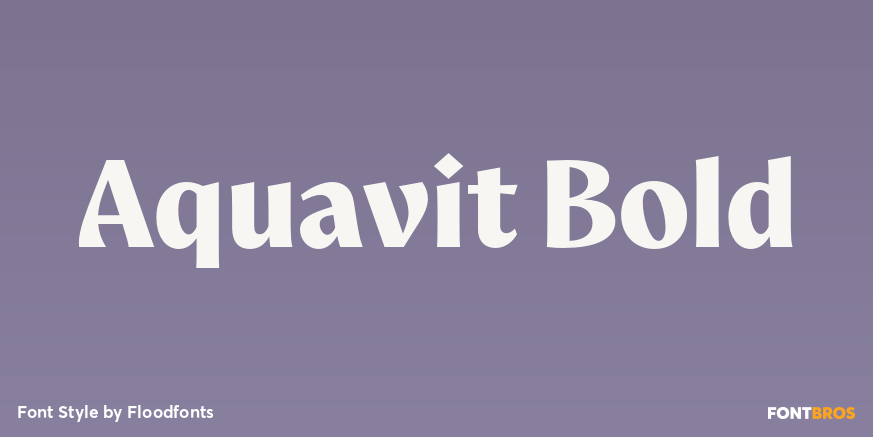 Aquavit Bold Poster