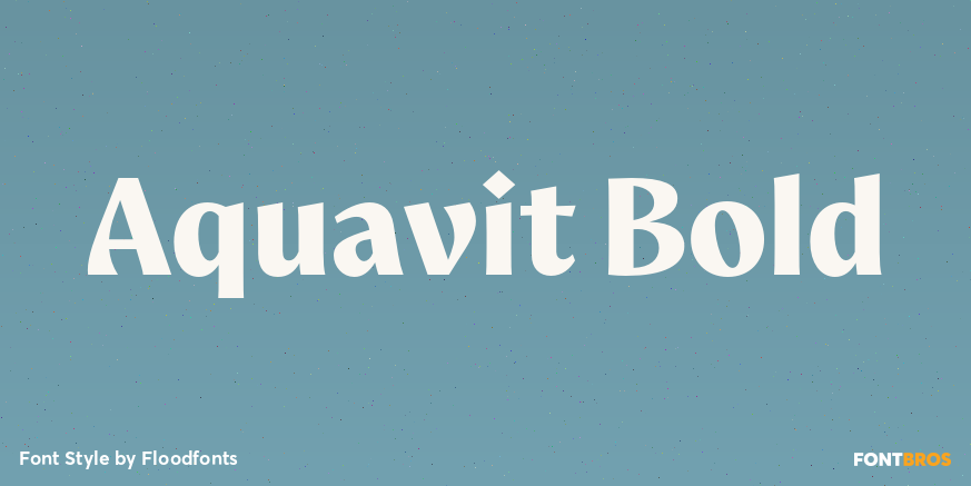 Aquavit Bold Poster