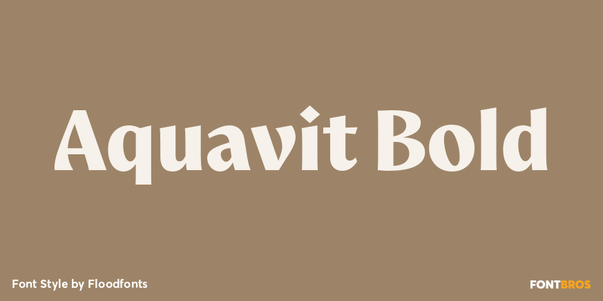 Aquavit Bold Poster