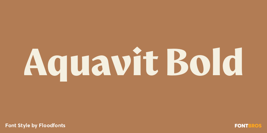 Aquavit Bold Poster