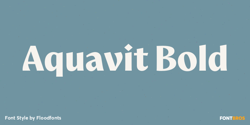 Aquavit Bold Poster
