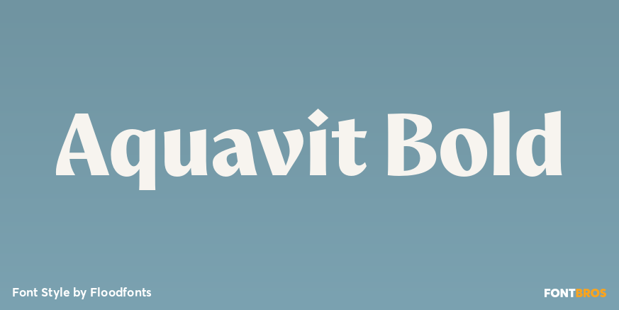 Aquavit Bold Poster