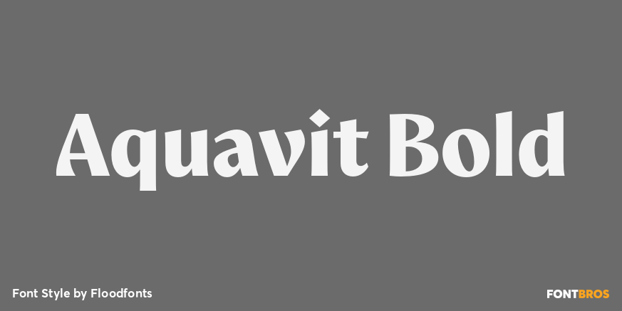 Aquavit Bold Poster