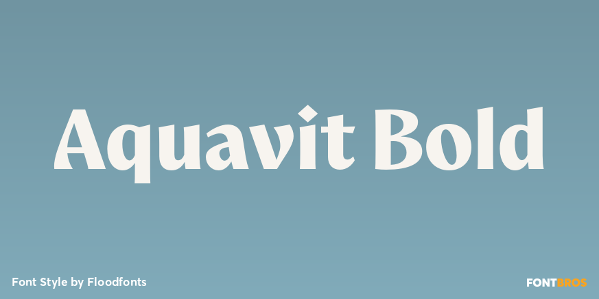 Aquavit Bold Poster