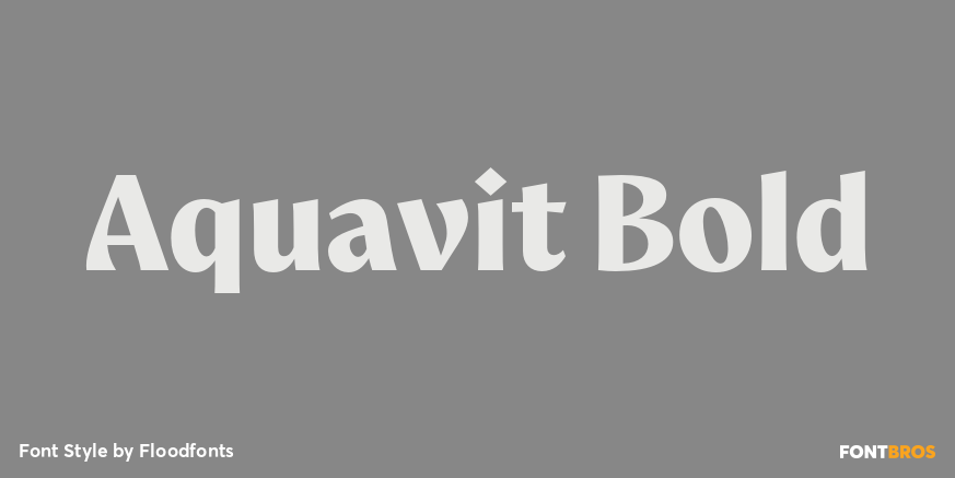 Aquavit Bold Poster