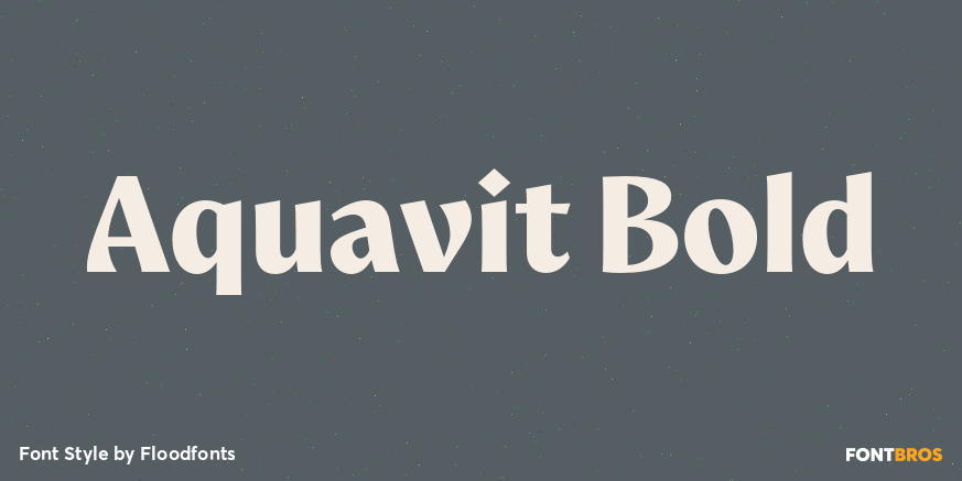 Aquavit Bold Poster