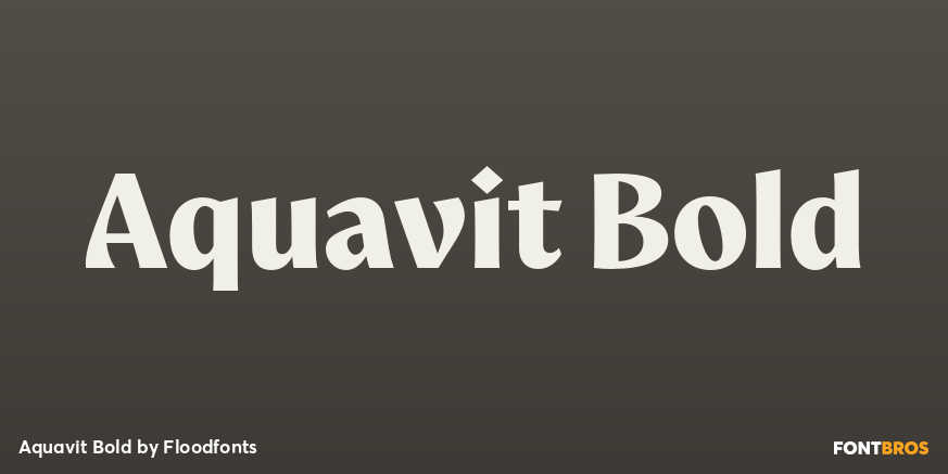 Aquavit Bold Poster