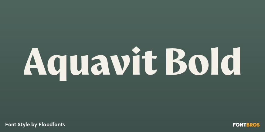 Aquavit Bold Poster