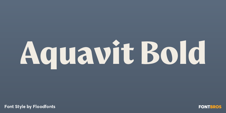 Aquavit Bold Poster