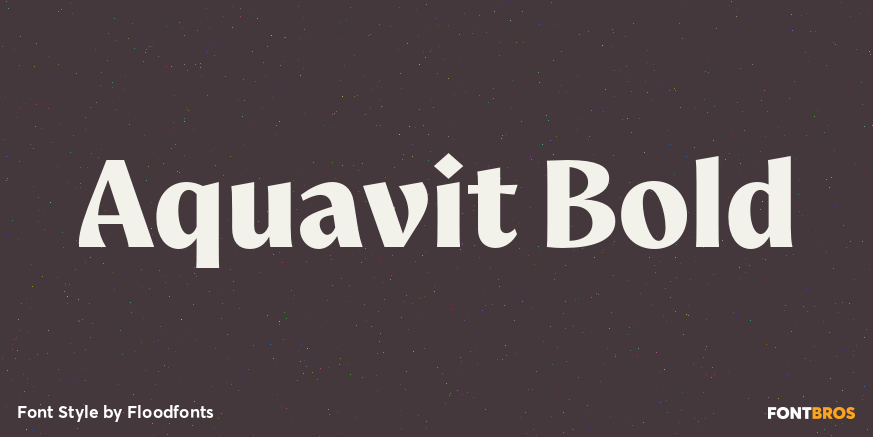 Aquavit Bold Poster