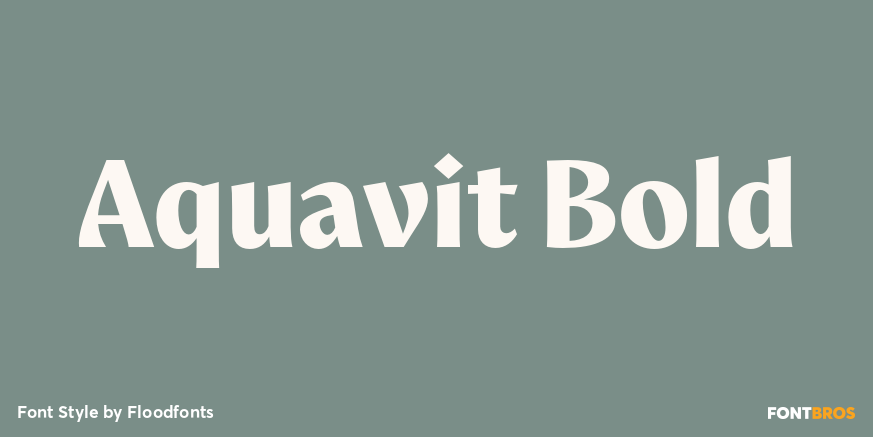 Aquavit Bold Poster
