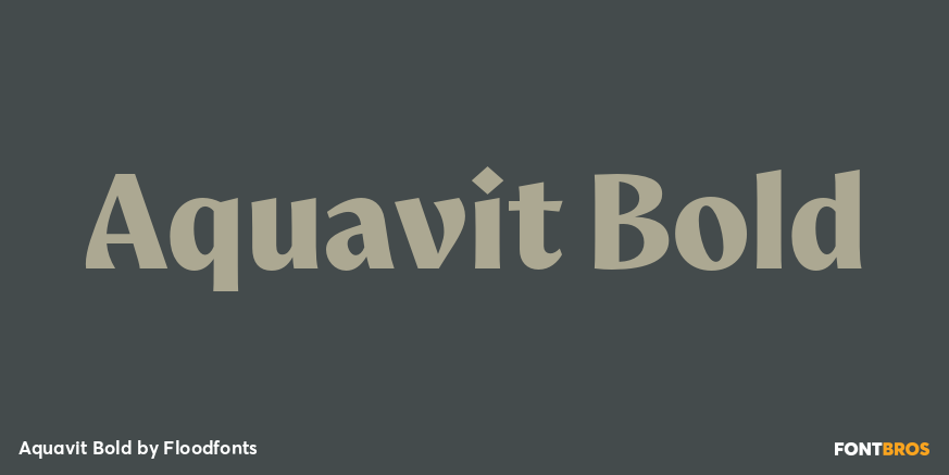 Aquavit Bold Poster