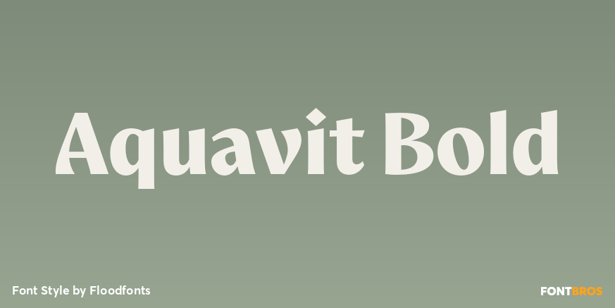 Aquavit Bold Poster
