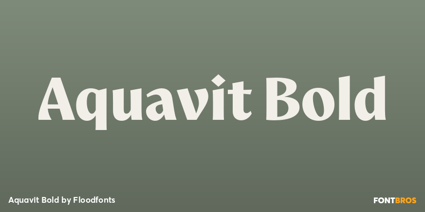 Aquavit Bold Poster