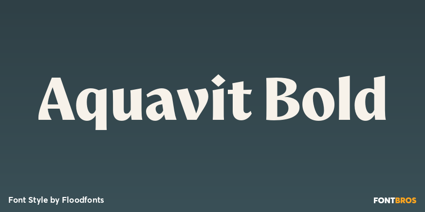 Aquavit Bold Poster