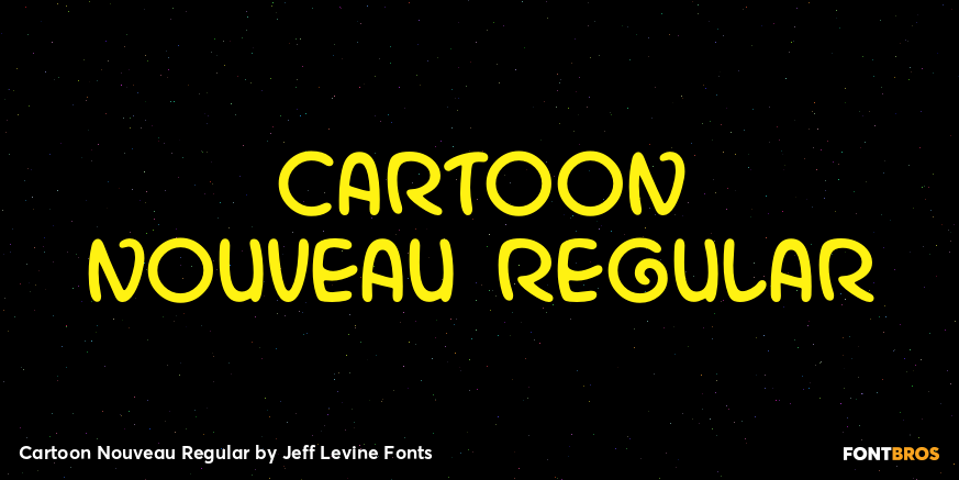 Cartoon Nouveau Regular Poster