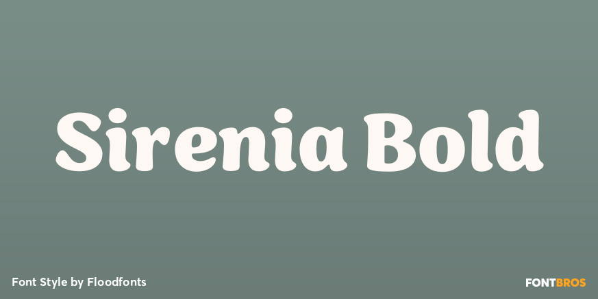 Sirenia Bold Poster