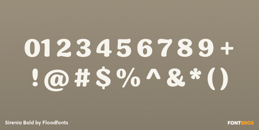 Sirenia Bold Font Poster #1