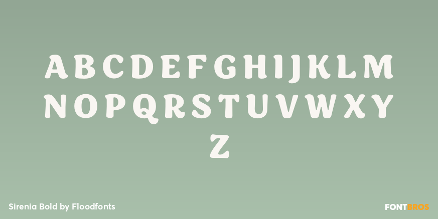 Sirenia Bold Font Poster #1
