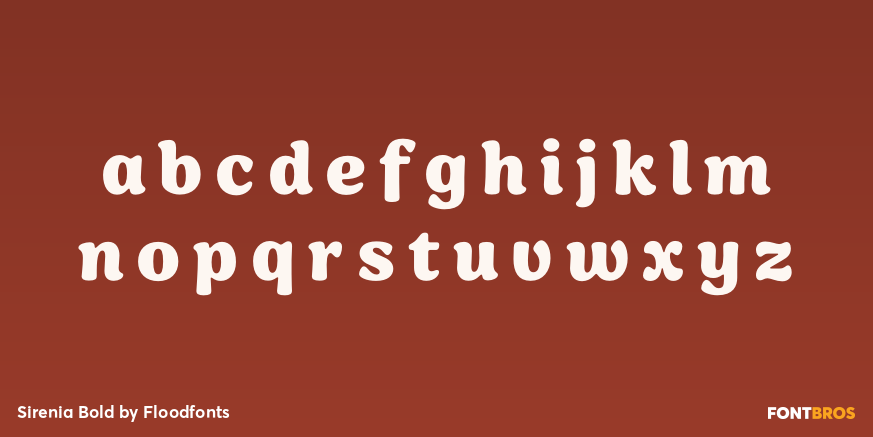 Sirenia Bold Font Poster #1