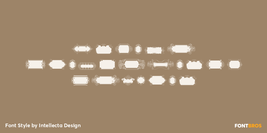 Ornate Blackboards Regular Poster