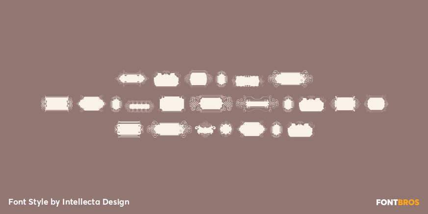 Ornate Blackboards Regular Poster