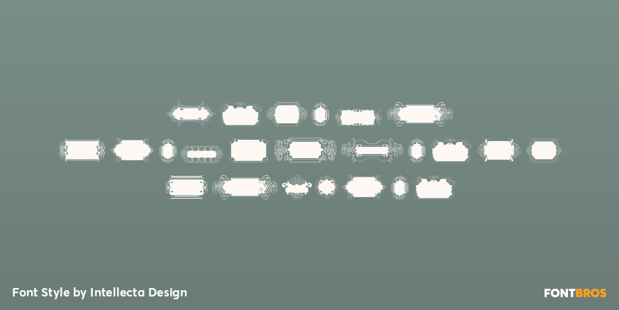 Ornate Blackboards Regular Poster