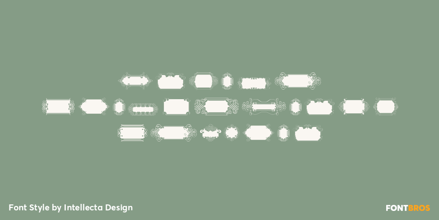 Ornate Blackboards Regular Poster